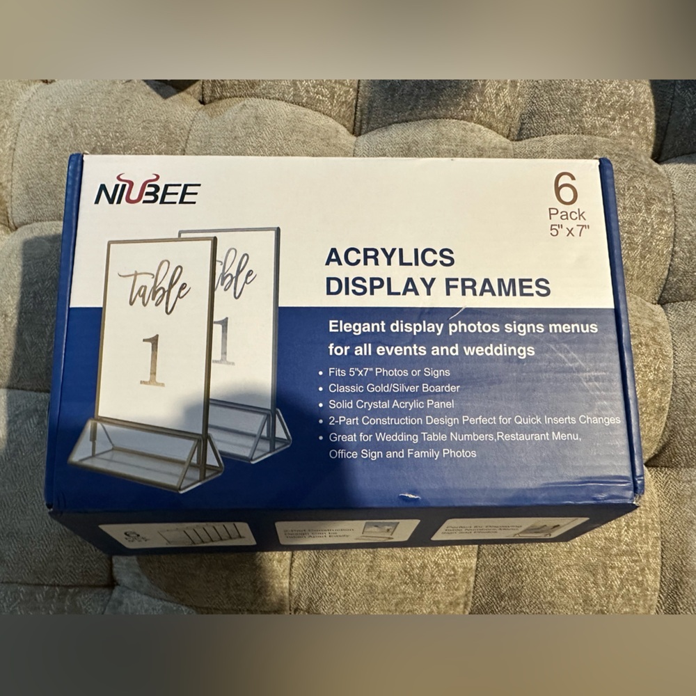 Acrylic Design Frames 4 Pack